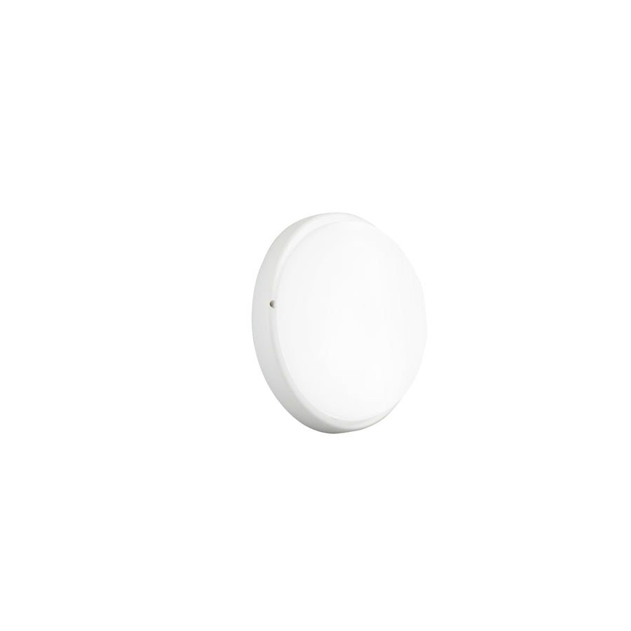 PLAFONIERA LED SPEEDY BIANCA 12W 1800LM 3000K IP65 D.19,5X3,8CM