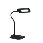 LAMPADA DA LETTURA LED DARWIN NERA CON BRACCIO ORIENTABILE 4,8W 700LM 4000K DIMMERABILE 16X16X53,5CM