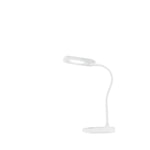 LAMPADA DA LETTURA LED DARWIN BIANCA CON BRACCIO ORIENTABILE 4,8W 700LM 4000K DIMMERABILE 16X16X53,5