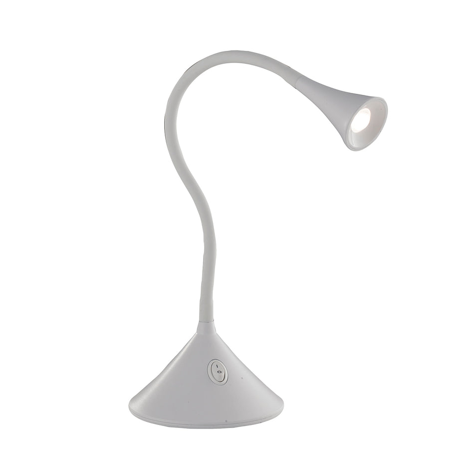 LAMPADA DA LETTURA LED NEWTON BIANCA 3,2W 300LM 4000K 13X13X51CM