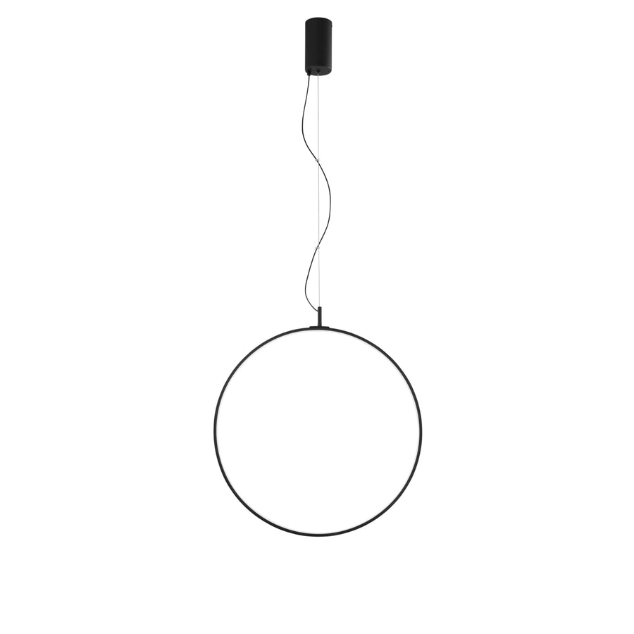 SOSPENSIONE LED TOORX NERA 30W 3300LM CCT 60X2CM