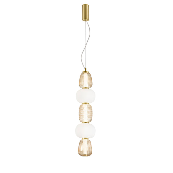 SOSPENSIONE LED TOTEM ORO 36W 3800LM 3000K 17X241CM