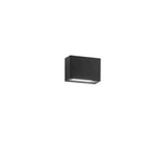 APPLIQUE BIEMISSIONE LED AGERA NERA 2X3W 680LM CCT IP54 9X6,5X6,5CM