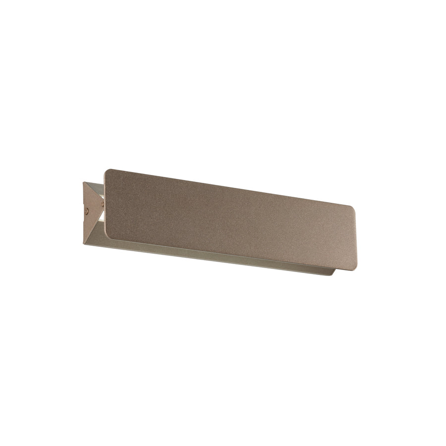 APPLIQUE LED AILERON BRONZO 10W 1300LM 4000K 35X5,5X8CM
