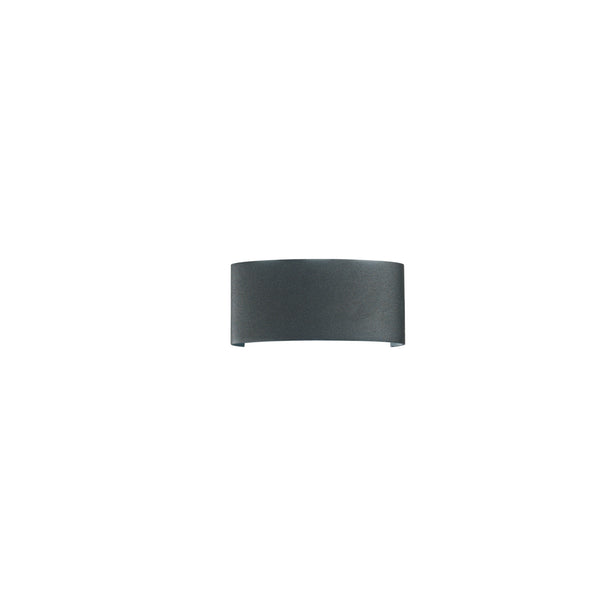 APPLIQUE BIEMISSIONE LED BEETLE ANTRACITE 6W 600LM CCT IP54 17X8X4CM
