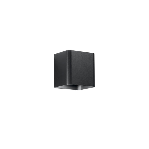 APPLIQUE BIEMISSIONE LED BIOME NERA 2X3,5W 840LM CCT IP54 11X11X9,5CM