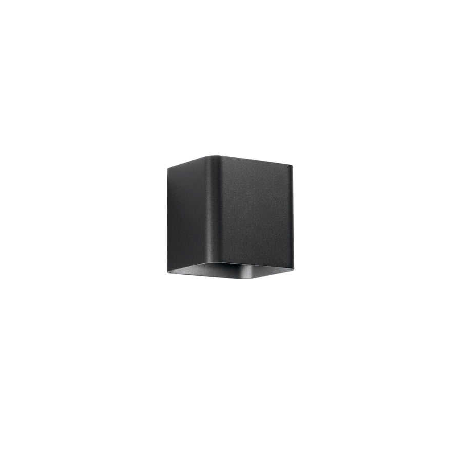 APPLIQUE BIEMISSIONE LED BIOME NERA 2X3,5W 840LM CCT IP54 11X11X9,5CM