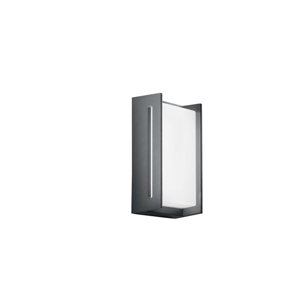 APPLIQUE LED COMPACT ANTRACITE 18W 2260LM CCT IP54 13X8X24CM