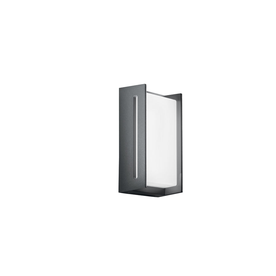 APPLIQUE LED COMPACT ANTRACITE 18W 2260LM CCT IP54 13X8X24CM