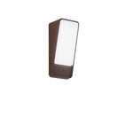 APPLIQUE LED COUPE BRONZO IN ALLUMINIO 14W 1950LM 3000K IP65 380X230X305MM