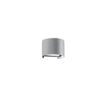 APPLIQUE BIEMISSIONE LED DELTA GRIGIA 2X5W 700LM CCT IP54 14X12X10CM