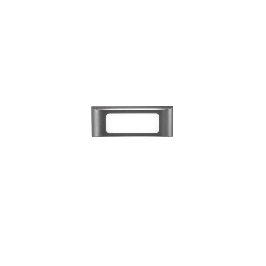 APPLIQUE BIEMISSIONE LED DESERT ANTRACITE 12W 1500LM CCT 3000/4000K IP65 25X5,3X9,5CM