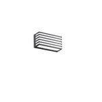APPLIQUE BIEMISSIONE LED DUKROT ANTRACITE 12W 1440LM CCT IP54 CCT 22X8X11CM