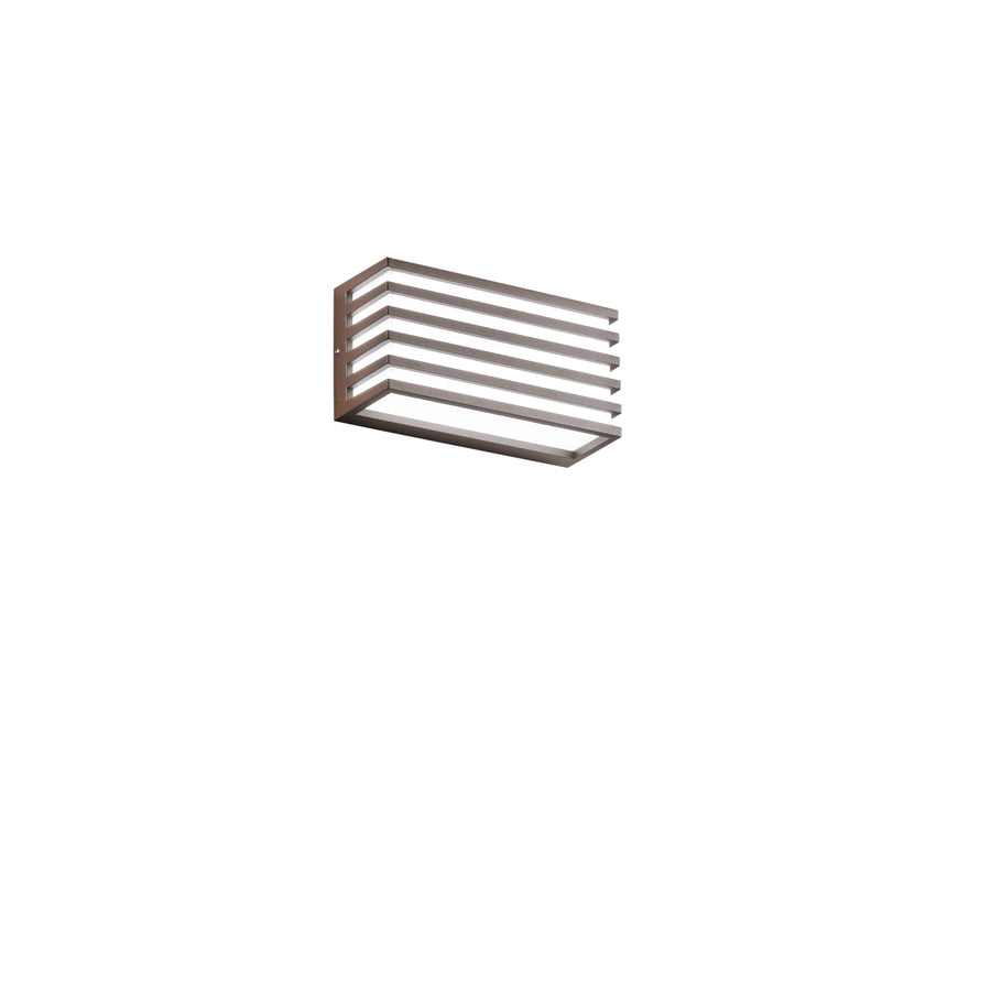 APPLIQUE BIEMISSIONE LED DUKROT CORTEN 12W 1440LM CCT IP54 CCT 22X8X11CM