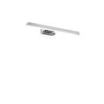 PLAFONIERA LED LANCER CROMO IN METALLO 10WDOB 400MM