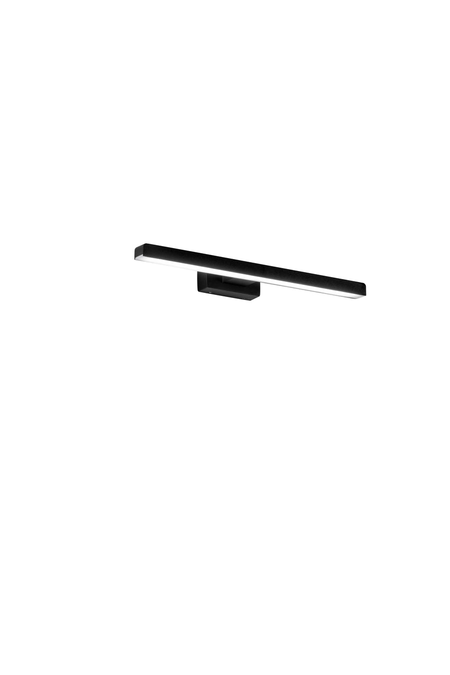 PLAFONIERA LED LANCER NERA IN METALLO 10WDOB 400MM
