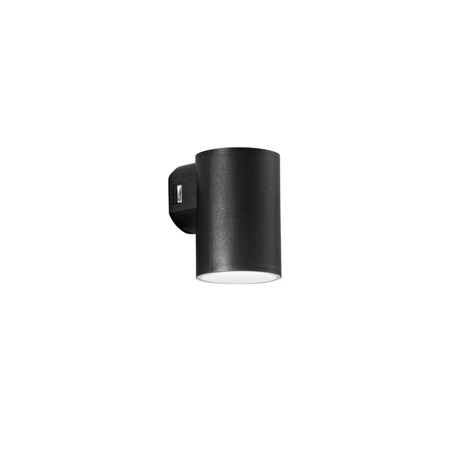 APPLIQUE LED POLO NERA TONDA 8W 980LM CCT IP65 7,8X9,9X11,5CM