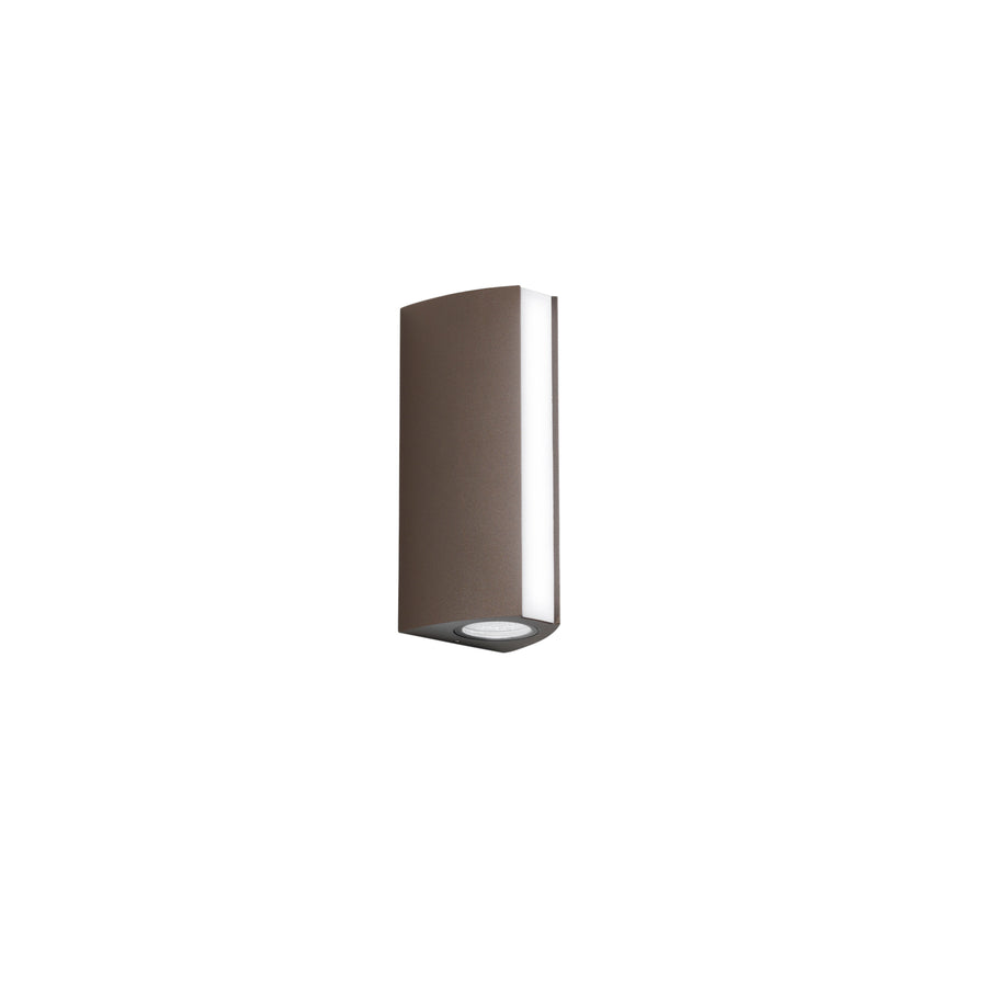 APPLIQUE TRIEMISSIONE LED RAY BRONZO 14W 1110+390LM CCT IP54 8,5X7,8X20CM