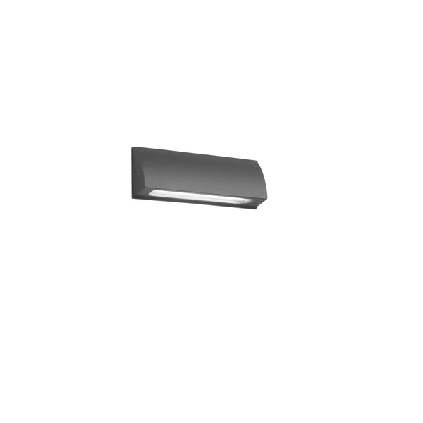 APPLIQUE LED SEGNAPASSI SHELBY ANTRACITE 6W 670LM CCT IP54 17X3,2X6CM