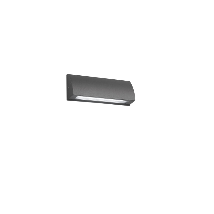 APPLIQUE LED SEGNAPASSI SHELBY ANTRACITE 6W 670LM CCT IP54 17X3,2X6CM