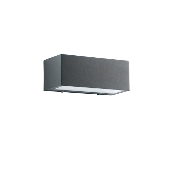 APPLIQUE BIEMISSIONE LED TWIN ANTRACITE 18W 2150LM CCT IP54 22X8,5X10,3CM
