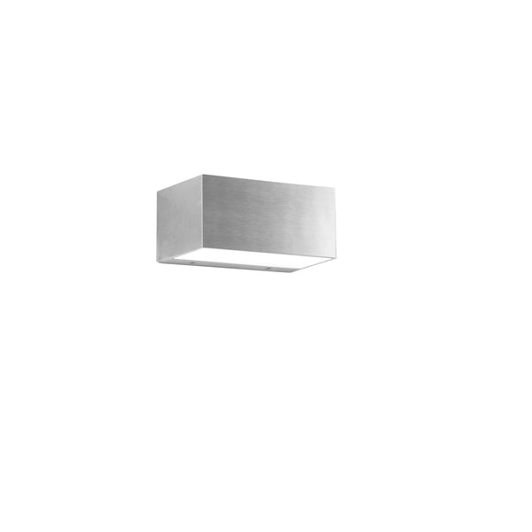 APPLIQUE BIEMISSIONE LED TWIN NIKEL 12W 1560LM CCT IP54 6,5X8,9X14CM
