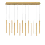 SOSPENSIONE LED PYPE ORO 65W 6110LM CCT 2,5X41X200CM