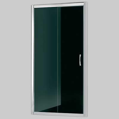 PORTA 1 ANTA SCORREVOLE E 1 FISSA TONGA P.CROMO STAMP. C