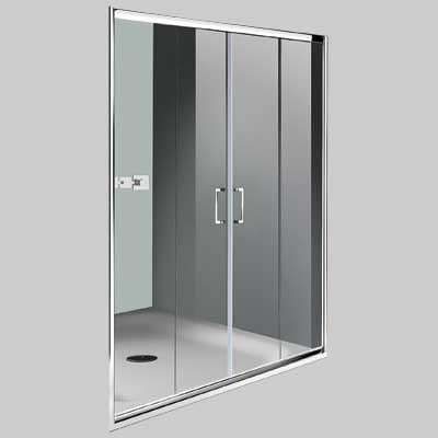 PORTA 2 ANTE SCORREVOLI E 2 FISSE TONGA 5 H.190