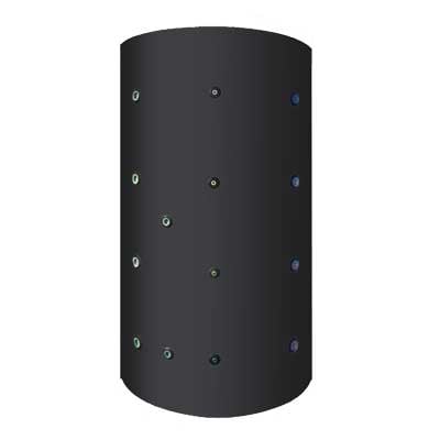 PUFFER ACCUMULATORI TERMICI CON 2 SERPENTINI