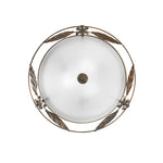 PLAFONIERA RICCIO BIANCA 3XE27 50X50X11,6CM