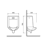 WC ORINATOIO RSX519 CON SENSORE