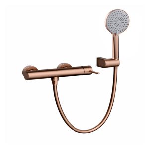 MONOCOMANDO DOCCIA SMOOTH  ROSA ORO SPAZZOLATO