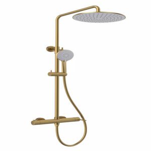 KIT COLONNA DOCCIA ORO SPAZZOLATO