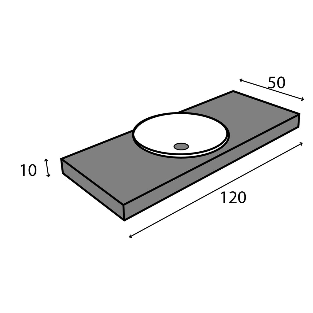 PIANI DI LAVORO E SPECCHI LACCATI LUCIDI O OPACHI