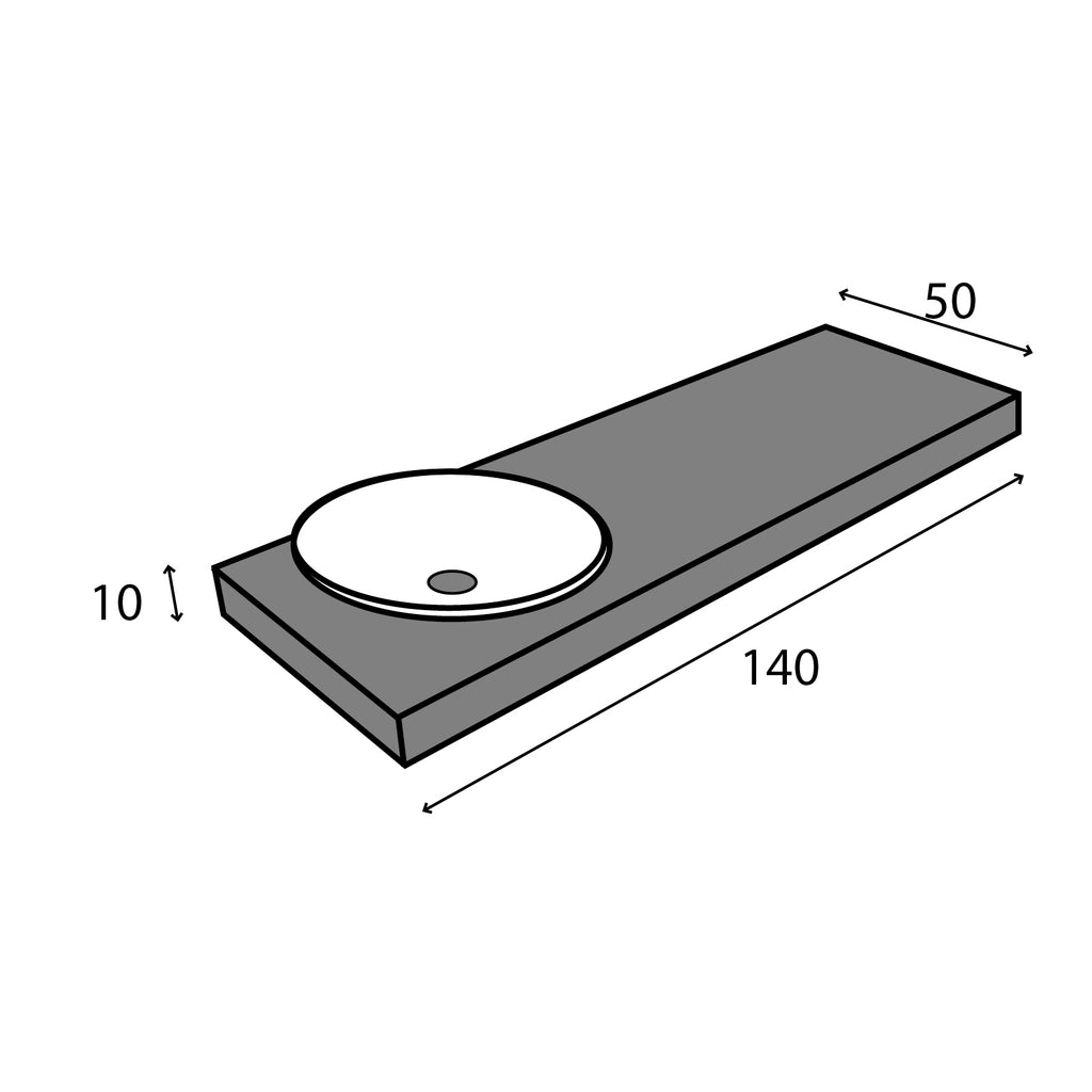 PIANI DI LAVORO E SPECCHI LACCATI LUCIDI O OPACHI
