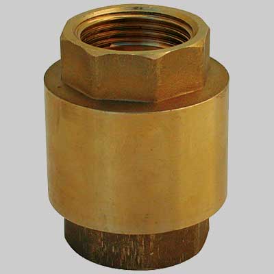 VALVOLA DI RITEGNO A MOLLA INSERTO IN PVC