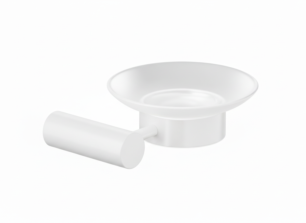 PORTA SAPONETTA BASE BIANCO