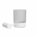 TAZZA DI VETRO BASE BIANCA