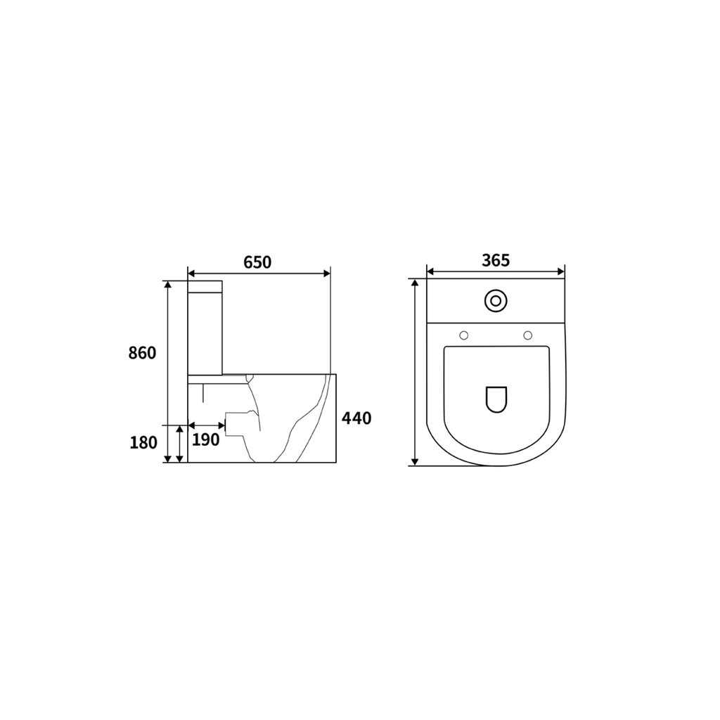 WC BOHEMIC BIANCO BRILLANTE