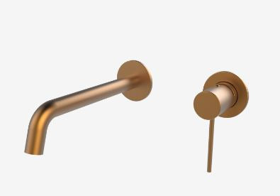 MISCELATORE MONOCOMANDO DA INCASSO SMOOTH ROSA ORO SPAZZOLATO