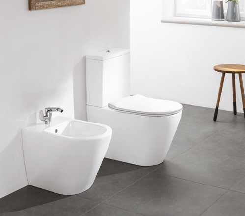 WC GLAMIC COMPATTO BIANCO