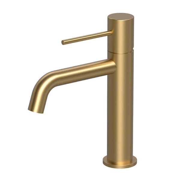 MONOCOMANDO LAVABO SMOOTH ORO SPAZZOLATO