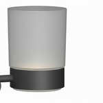 TAZZA DI VETRO SMOOTH GUN METAL
