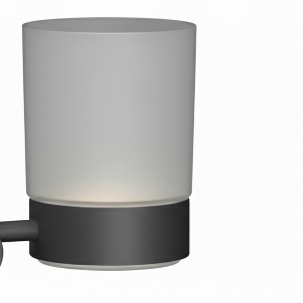 TAZZA DI VETRO SMOOTH GUN METAL