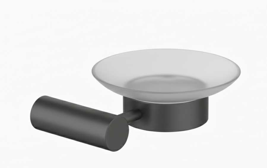 PORTA SAPONETTA SMOOTH GUN METAL