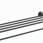 PORTA ASCIUGAMANI SMOOTH GUN METAL CON RIPIANO