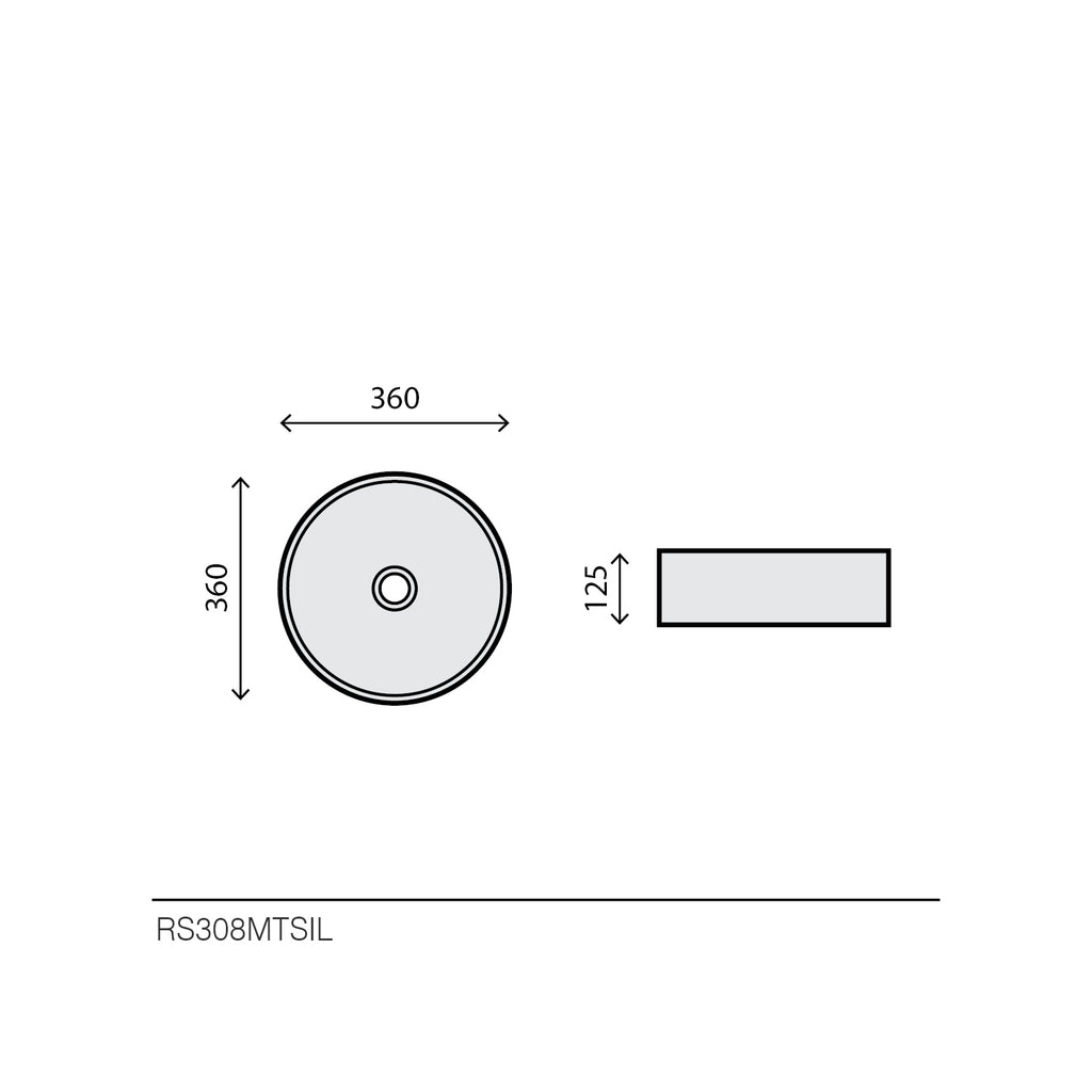 LAVABO CERAMICA ARGENTO
