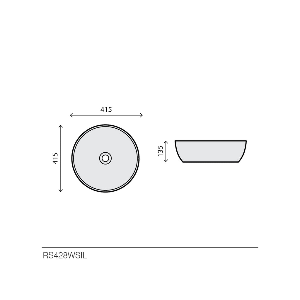 LAVABO CERAMICA ARGENTO