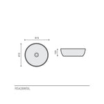 LAVABO CERAMICA ARGENTO
